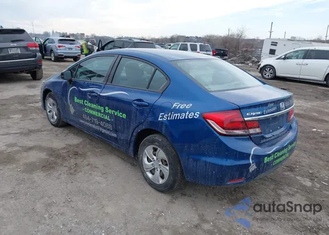 2015 Honda Civic Lx из США, поврежденный, VIN 2HGFB2F55FH560704